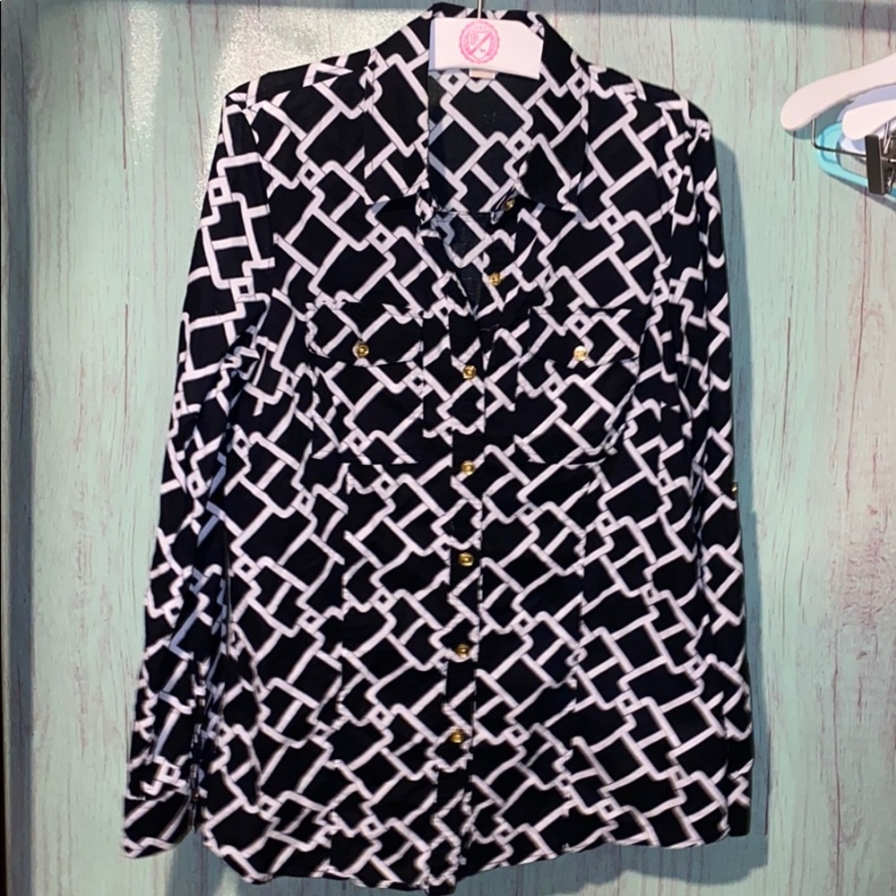 Michael Kors button up shirt size med